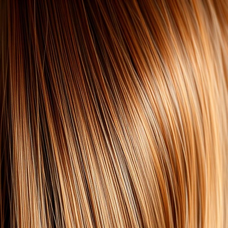 After hair treatment